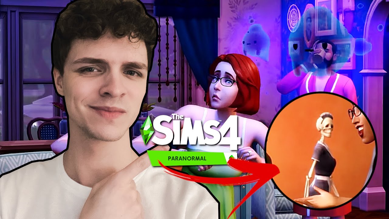 KOŚCILDA WR&Oacute;CIŁA!!!💀 The Sims 4 Zjawiska PARANORMALNE - Moja reakcja i opinia (oho)