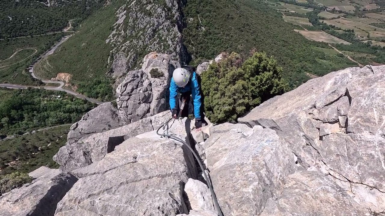 Via Ferrata, Saint Paul de Fenouillet, La Panoramique, Pyrénées Orientales