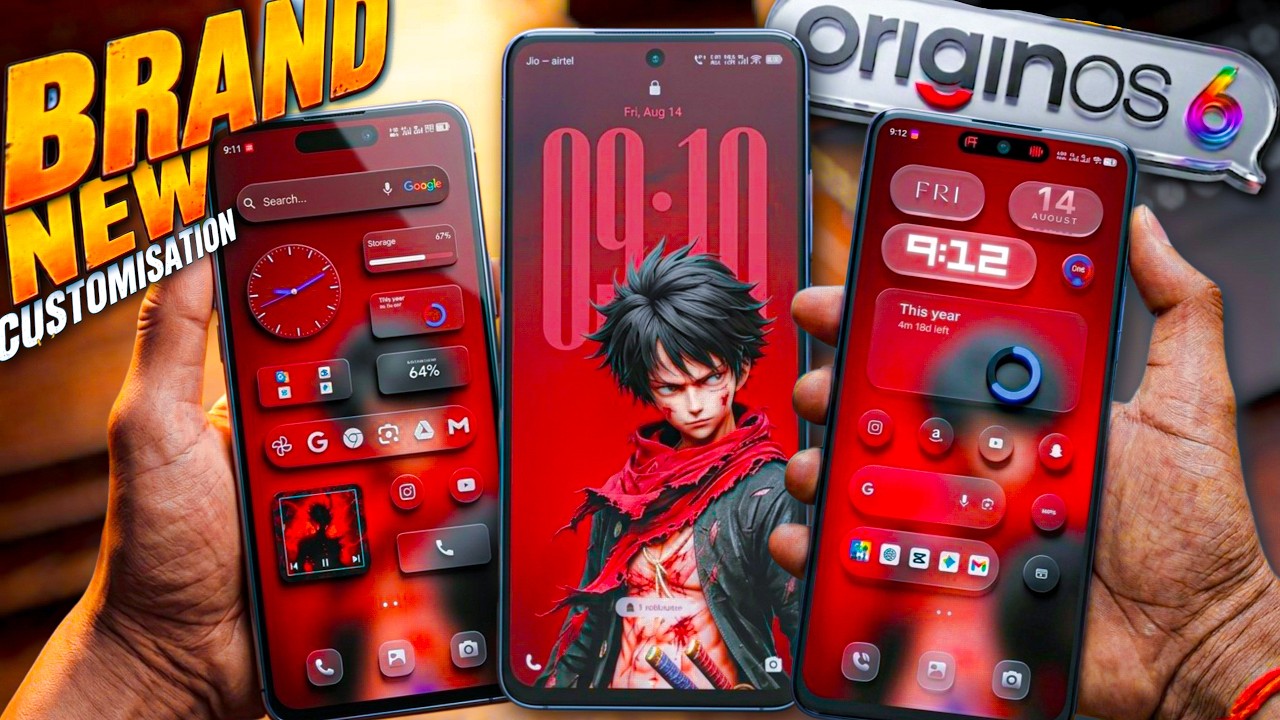 LATEST BRAND NEW 😯 OriginOS 6 Best Customisation 🤩 | For Vivo & iQOO users #vivo #originos6