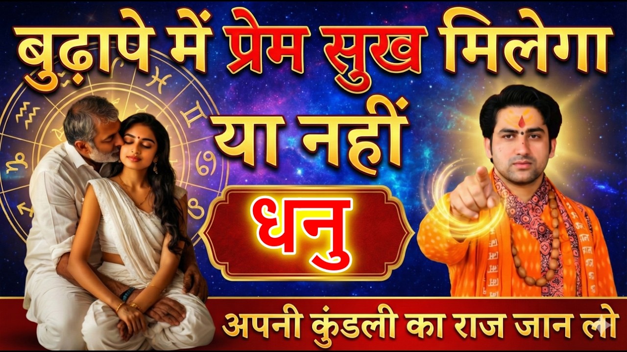 धनु राशि | बुढ़ापे में प्रेम सुख मिलेगा या नहीं अपनी कुंडली का राज जान लो