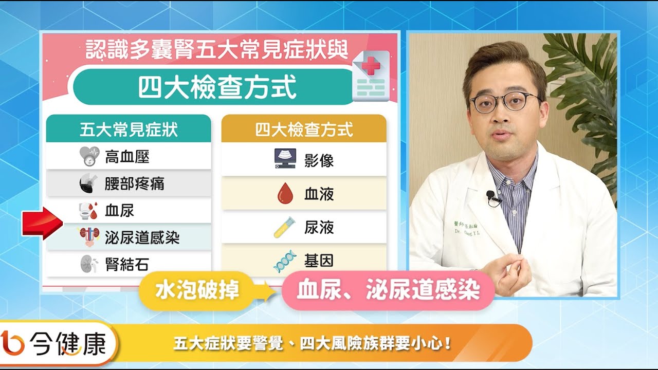 腎臟長水泡別輕忽！醫師專業說明多囊腎攻略：擺脫年輕洗腎命運