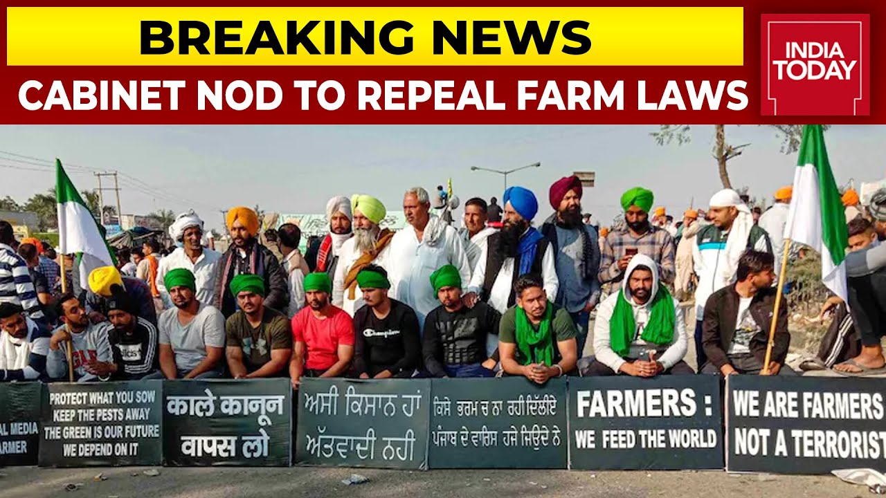 PM Scrap Farm Laws: After PM Modi's Pledge, Now Cabinet Nod To Repeal Farm Laws