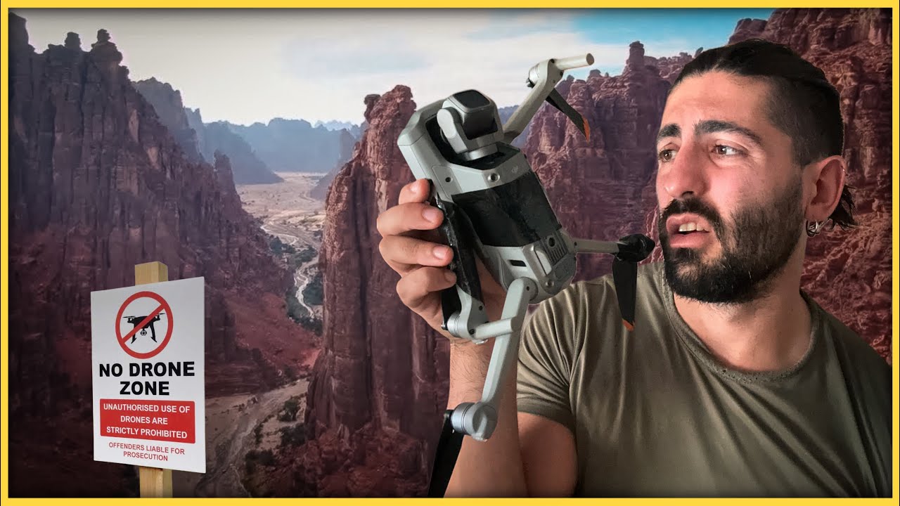 VISITÉ el cañon MÁS bonito de Arabia Saudí y ESTAMPÉ mi DRON | #103 VUELTA al MUNDO en AMBULANCIA