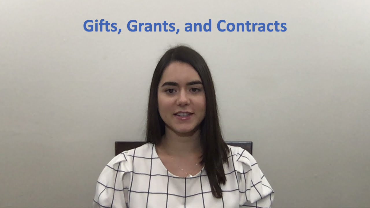 Gifts, Grants, and Contracts