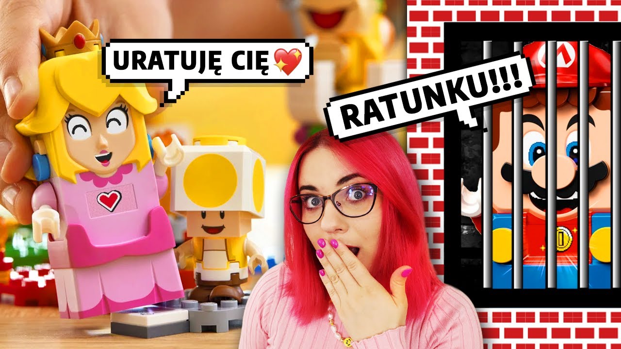 CZY KSIĘŻNICZKA PEACH URATUJE MARIO? ⚔️ LEGO Super Mario
