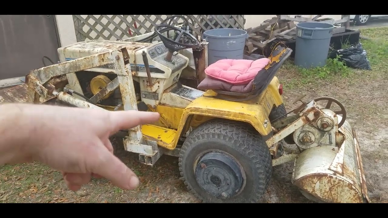 Cub Cadet 149 with Homemade Front End Loader
