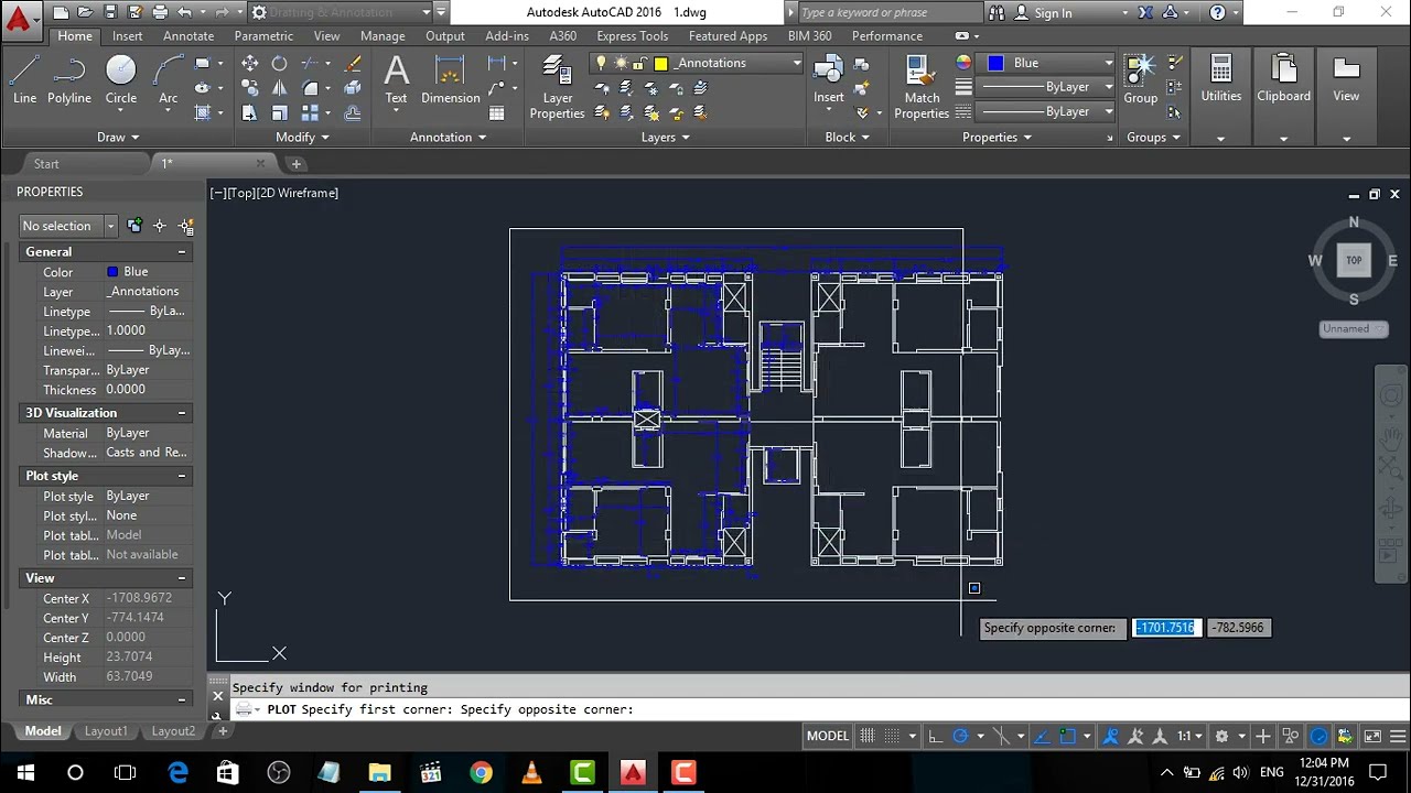 Учебник AutoCAD: Как распечатать чертеж