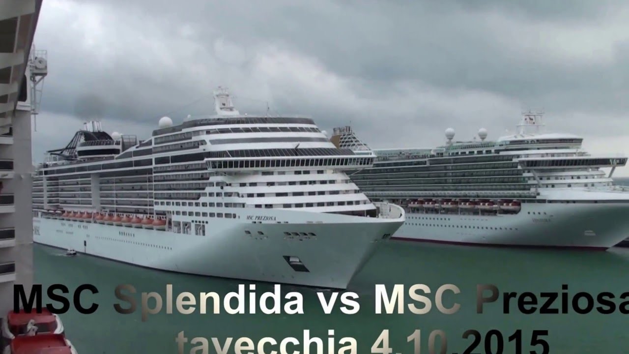 MSC Splendida vs MSC Preziosa 4.10.2015
