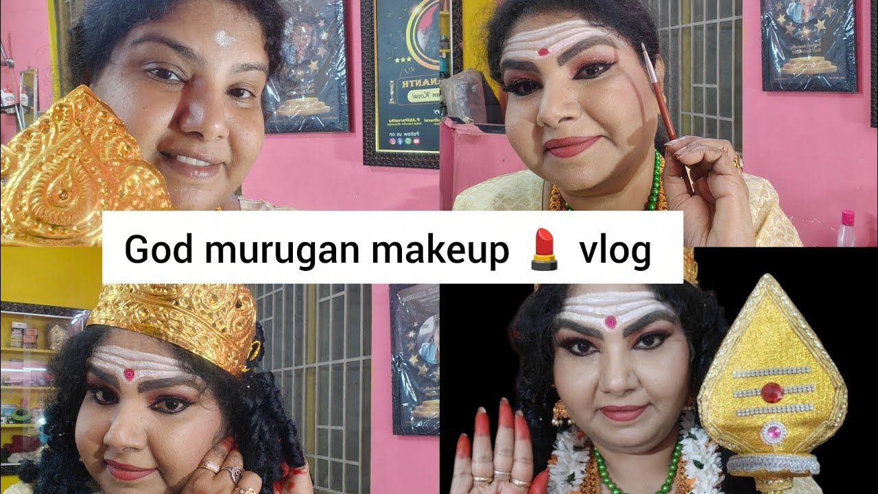 God murugan makeup uravuglay 💄#tamil vlog #sridevibeautyparloursulur #fyp #selfmakeup #makeup #vlog 