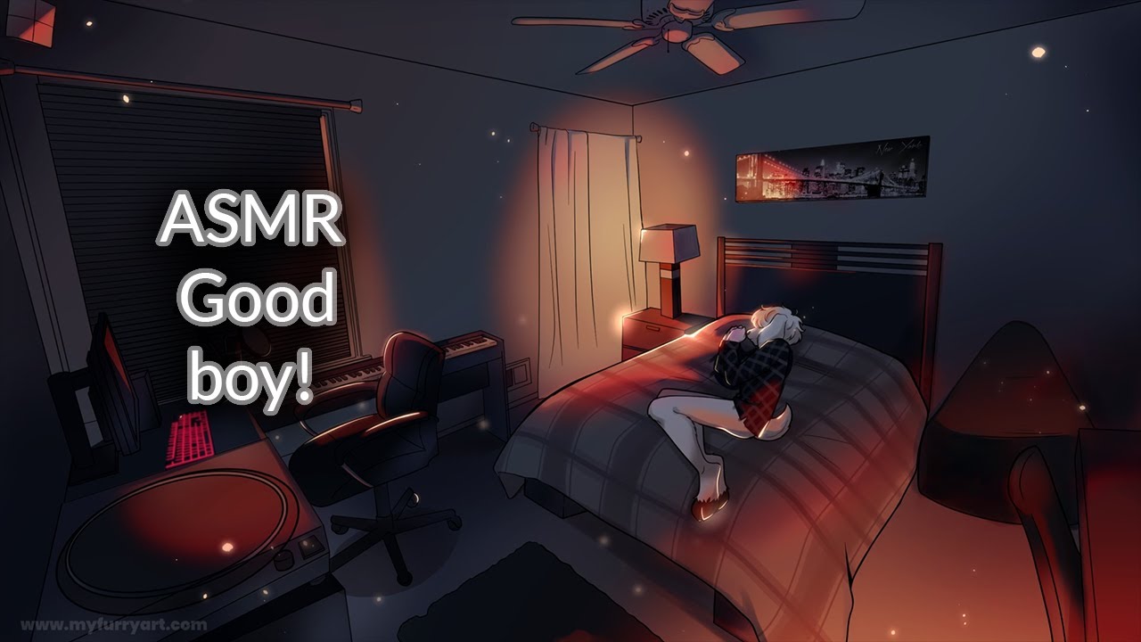 [Furry ASMR] You've been a good boy! (Soft-spoken, petting, headpats, kissies)