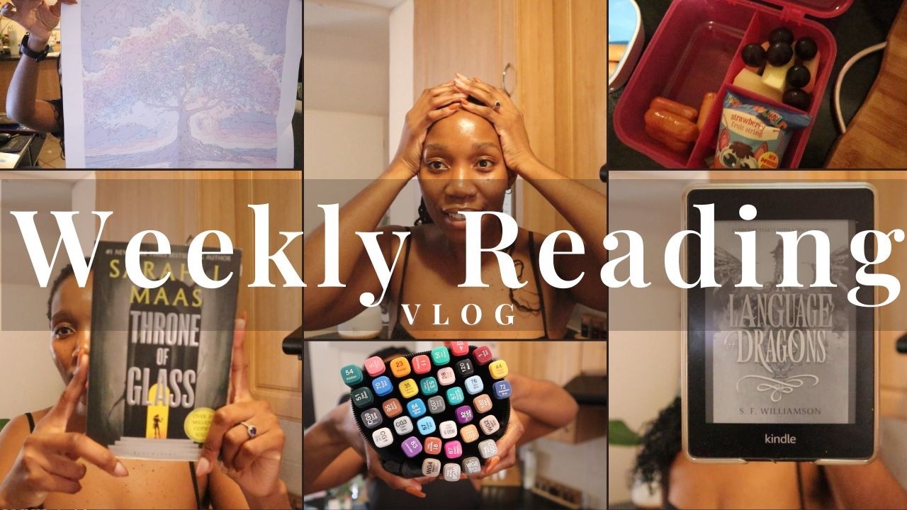 Weekly Reading Vlog #97 | Reading A Language of Dragons | Kids Lunch Ideas | Haul || Black Booktuber