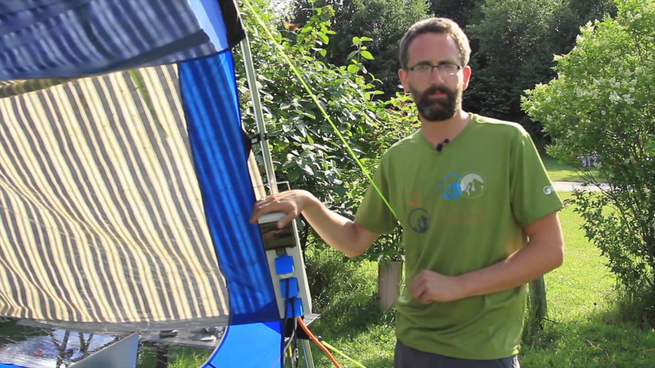 How to get power into your tent