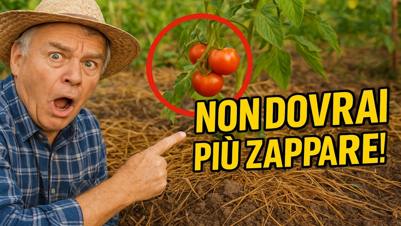 Non dovrai più zappare! I segreti della pacciamatura che ti faranno raddoppiare il raccolto.