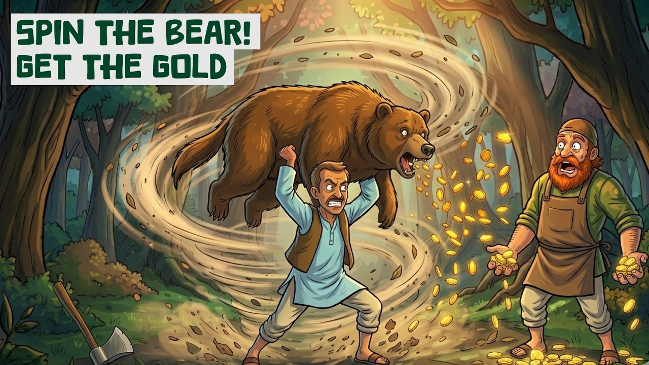 The Farmer, the Bear & the Gold Coins | Short Animated Story