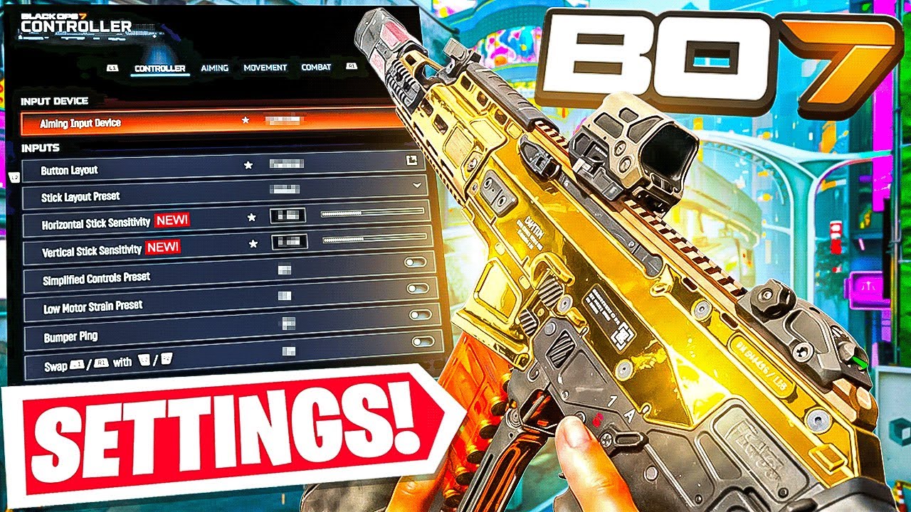 BLACK OPS 7: ЛУЧШИЕ НАСТРОЙКИ КОНТРОЛЛЕРА! 🎮 (Лучшие настройки BO7 PS5/XBOX/ПК)