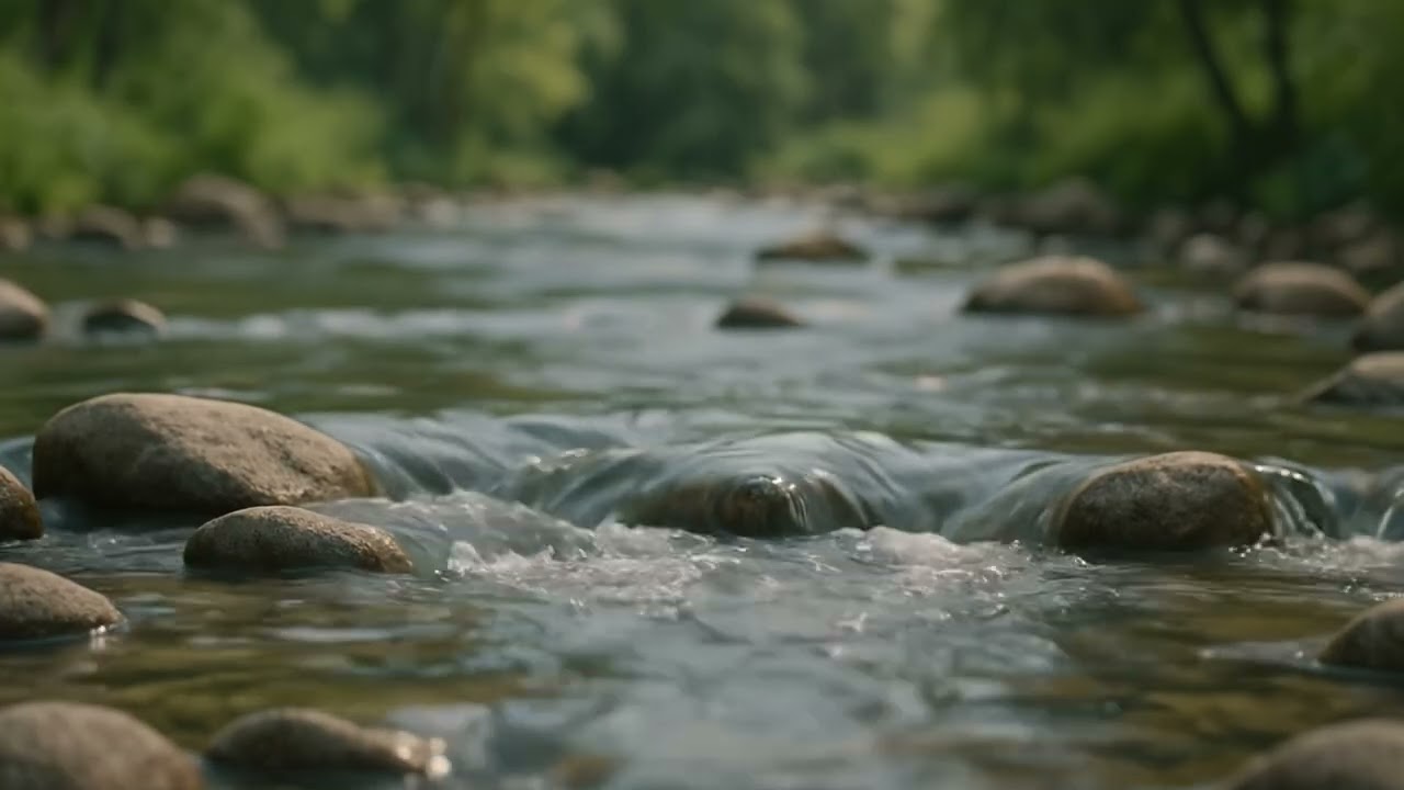 Gentle River Sounds 1 Hour White Noise for Sleep and Relaxation