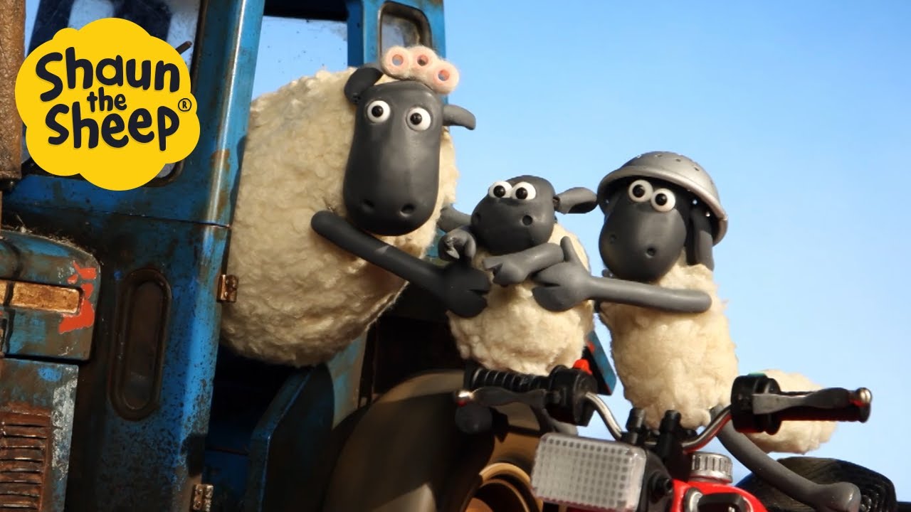 Shaun the Sheep 🐑 Tractor Chase! - Cartoons for Kids 🐑 Full Episodes Compilation [1 hour]