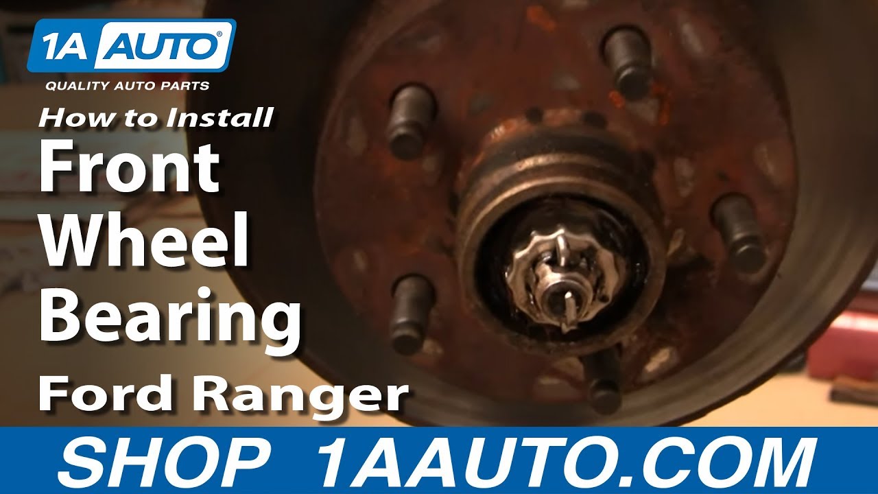 How to Replace Front Wheel Bearing 95-11 Ford Ranger 2WD [PART 1]