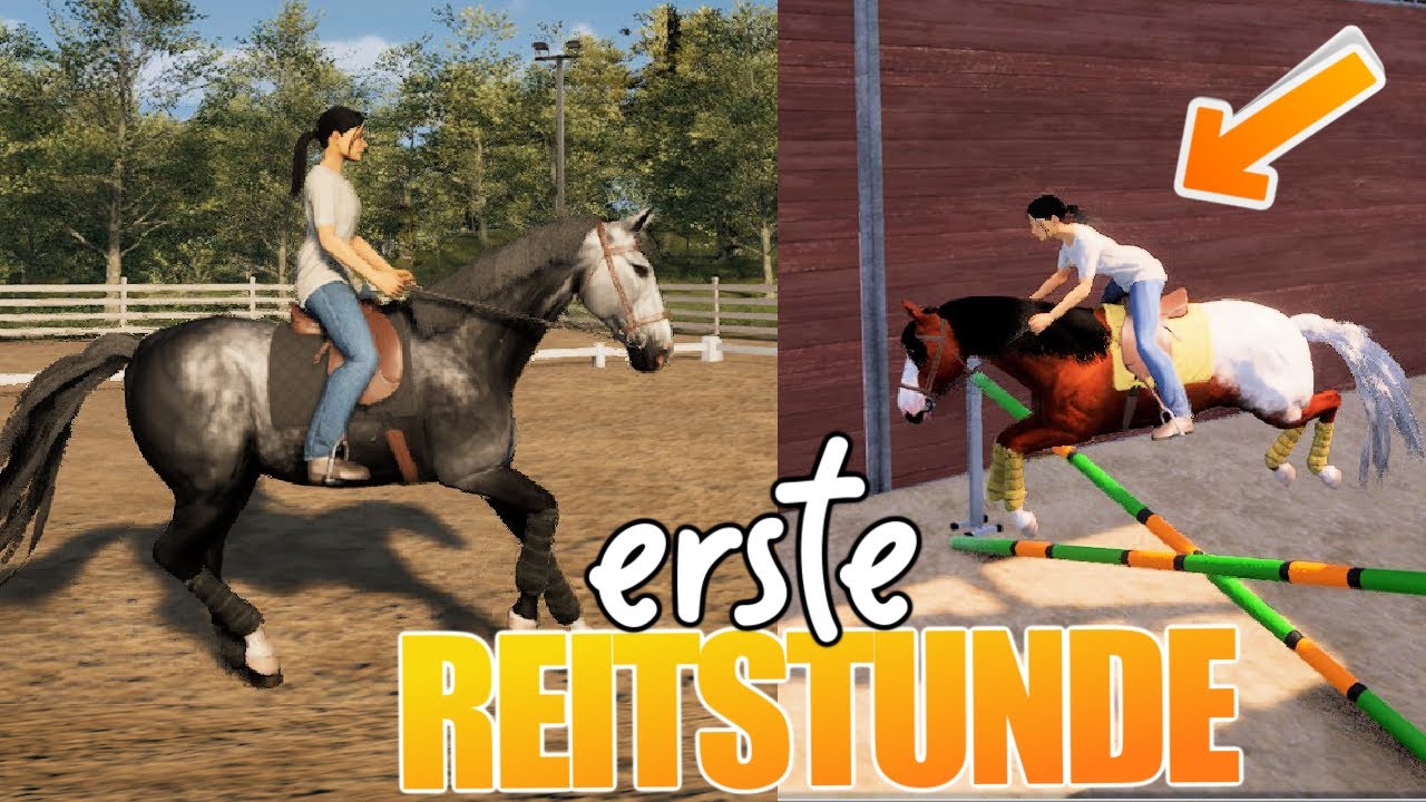 meine 🅴🆁🆂🆃🅴 REITSTUNDE 🐴  Unbridled