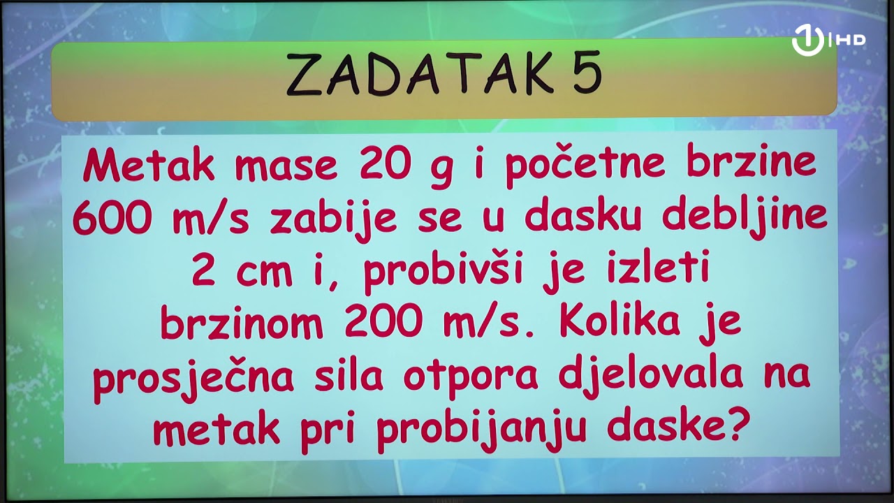 Domaća zadaća za 8. razred: Fizika - Rad, snaga i energija