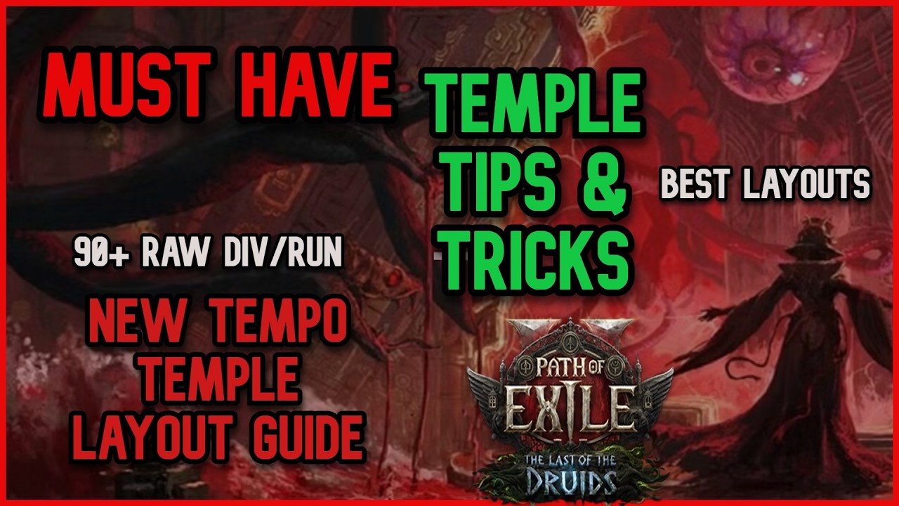 ✔ [POE 2] THE HANDBOOK For Temple And GIGA Layouts Showcase Guide - Path of Exile 2