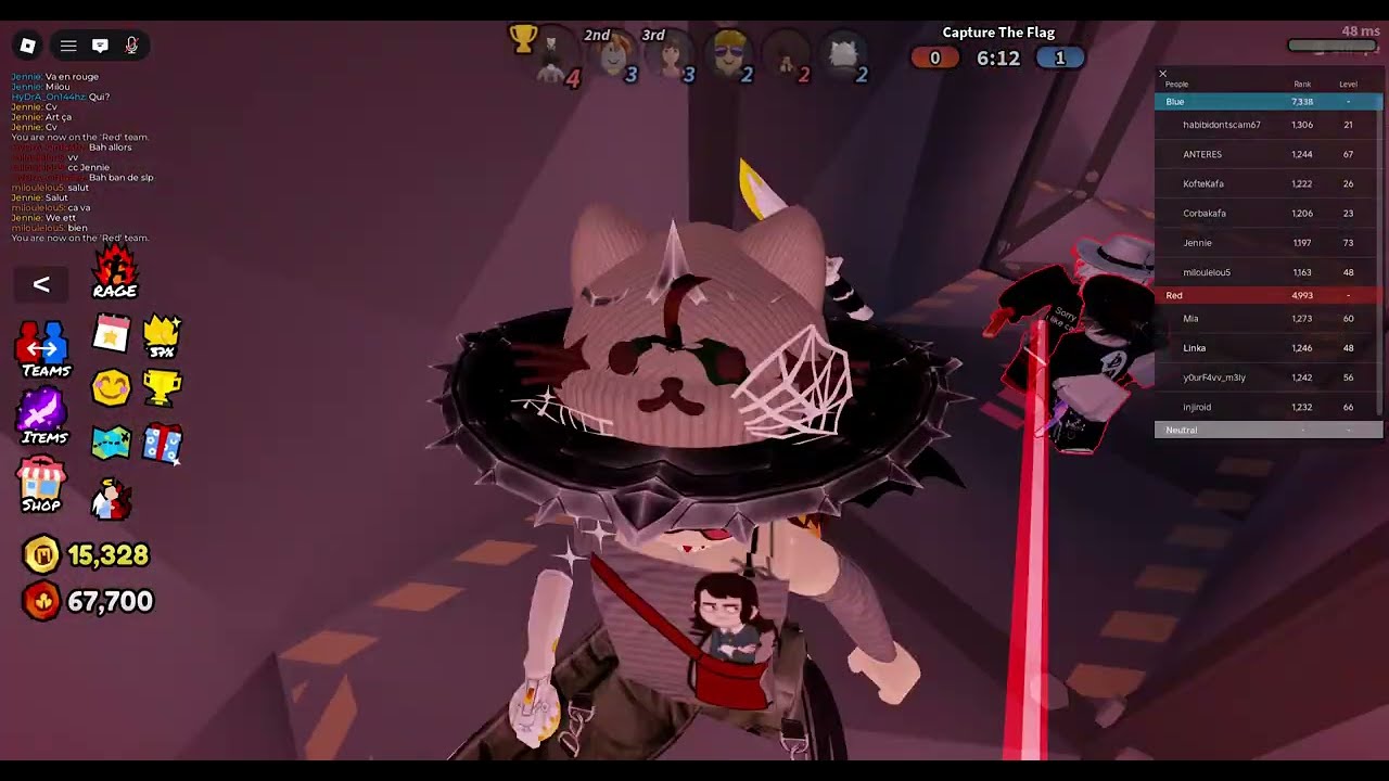 playing SHARP on a PRO server