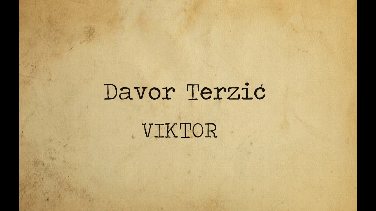 Davor Terzić - Viktor (OFFICIAL VIDEO 2020.)