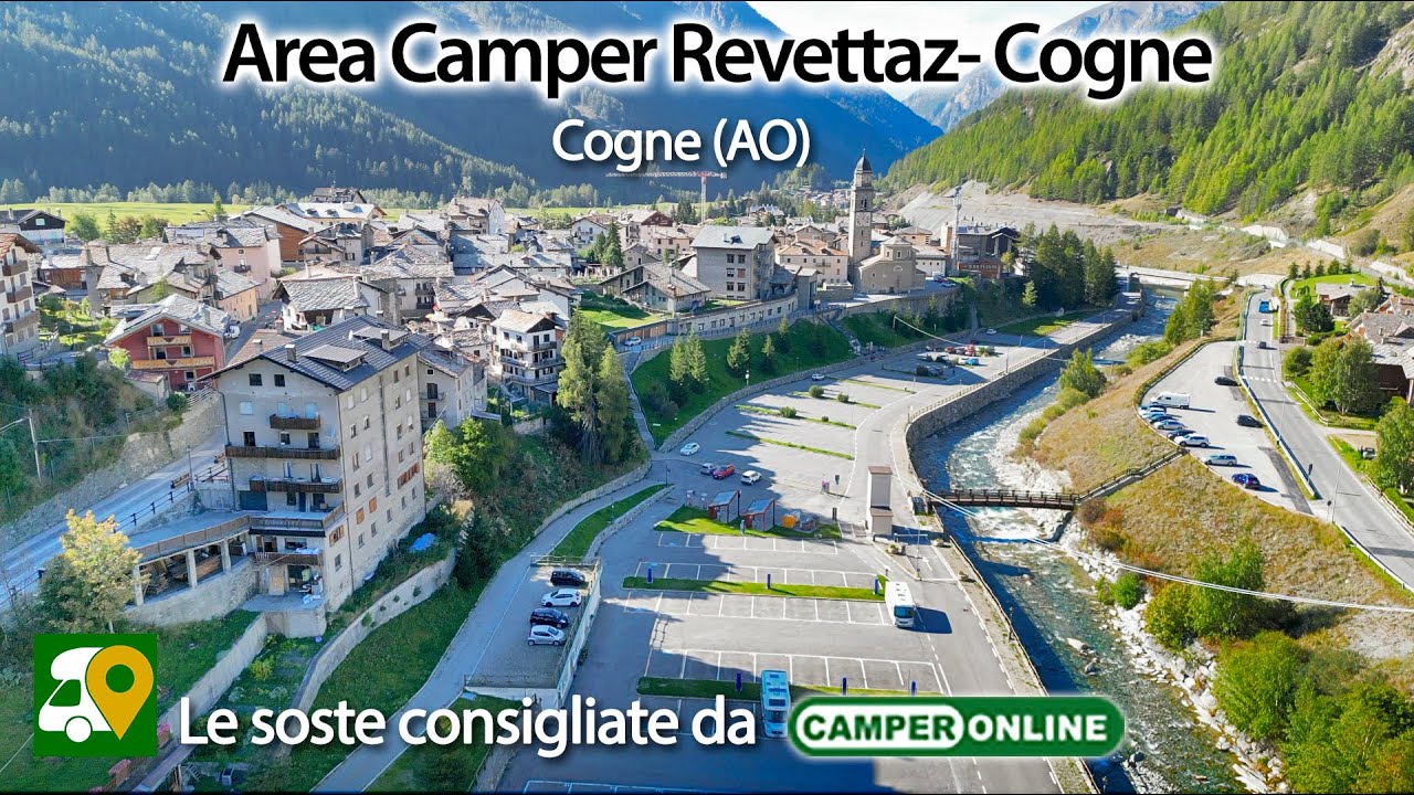 Le aree di sosta segnalate da CamperOnLine: Area Camper Revettaz - Cogne