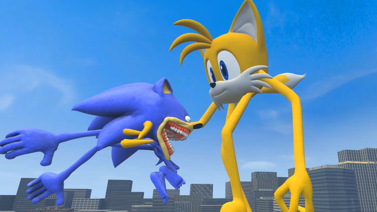 NEW TAILS SONIC INNYUME SMILEY'S VS ALL SHIN SONIC TAPES AND OTHER in GMOD!!!!