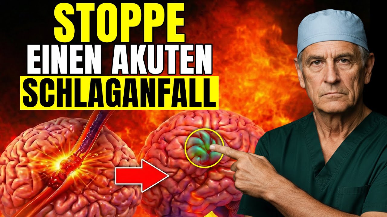 Tun Sie dies sofort – die 3-Minuten-Technik, die einen Schlaganfall verhindern kann