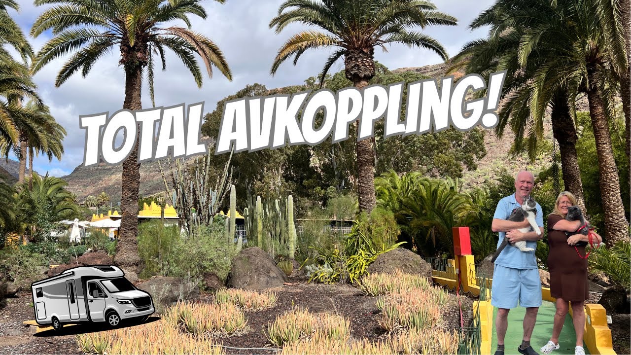 HIT KOM VI FÖR ATT VILA OCH BLEV KVAR! Med husbil på camping El Pinello, GRAN CANARIA!