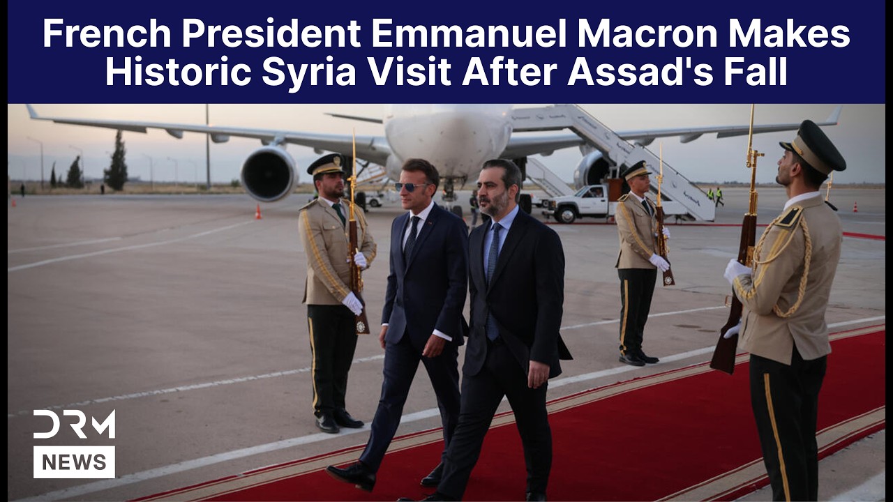 HISTORIC MOMENT: French President Emmanuel Macron Visits Syria After Assad's Ouster | AC15