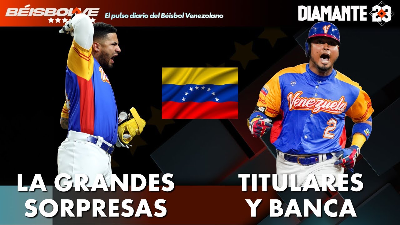 VENEZUELA armó su TRABUCO para el Clásico Mundial de Béisbol 2026 - Lineup y rotación | DIAMANTE 23