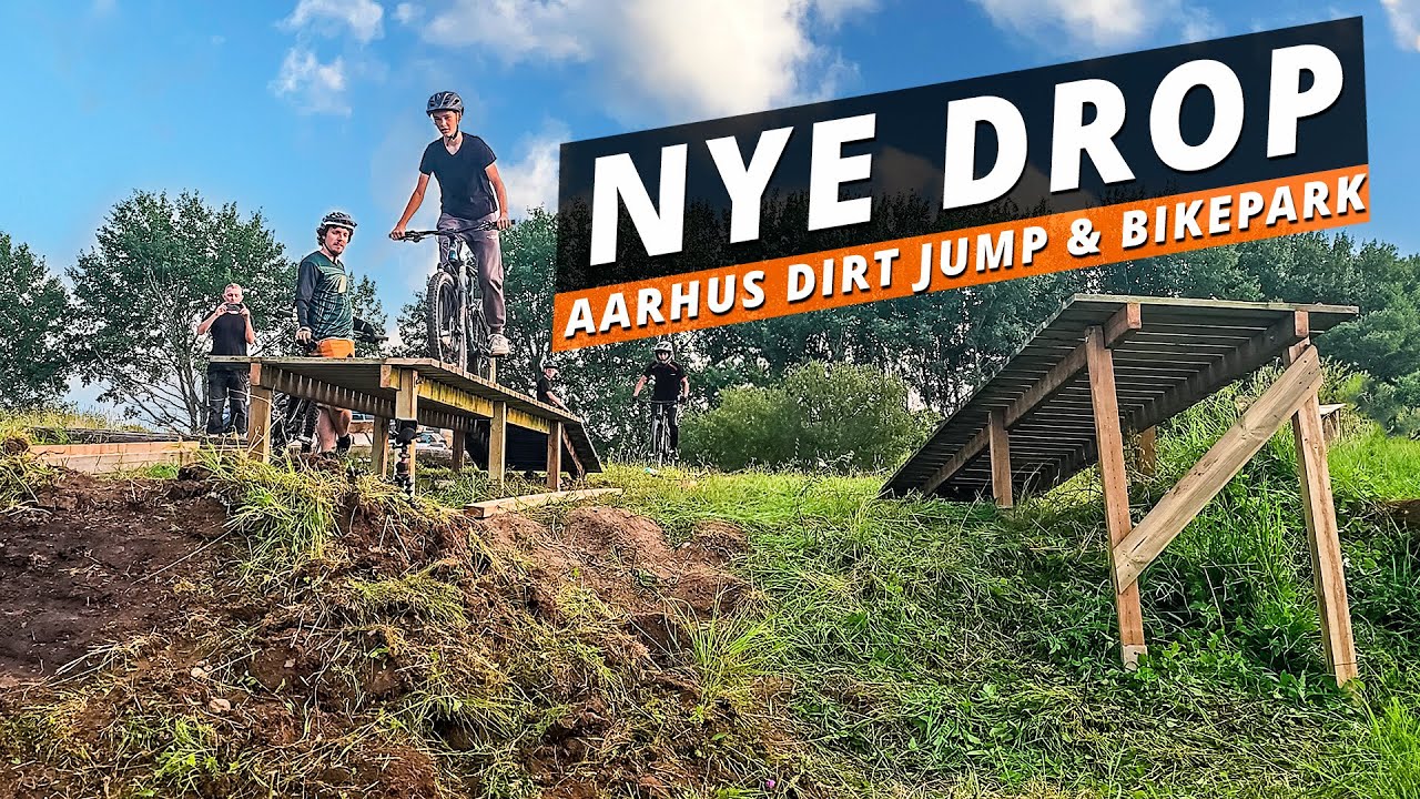 Nye drop i Aarhus Dirt Jump & Bike Park! Blå, røde og sorte drops!