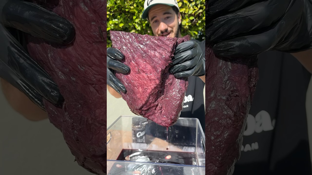 Soaking a Brisket in Red Wine for 24 hrs
