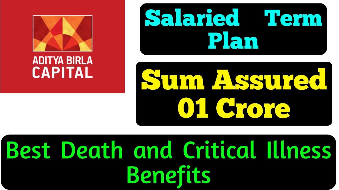 ABSLI salaried term plan | aditya birla sun life insurance salaried term plan | absli term plan
