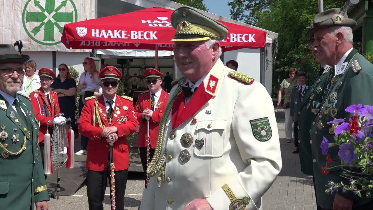 Schützenfest in Hagen (Vechta) 2023 - Proklamation