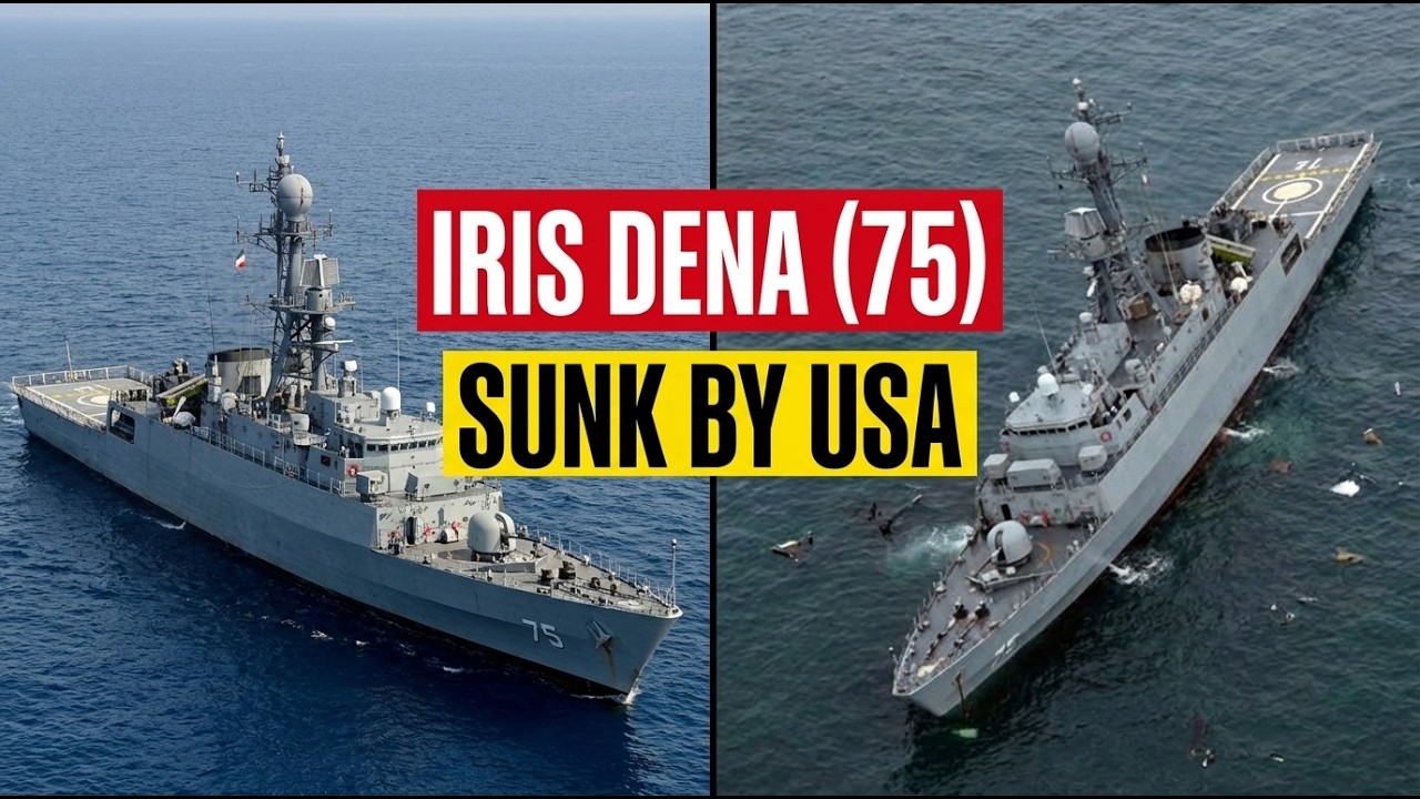 How did the Iranian frigate IRIS Dena (75) Get SUNK and HOW?