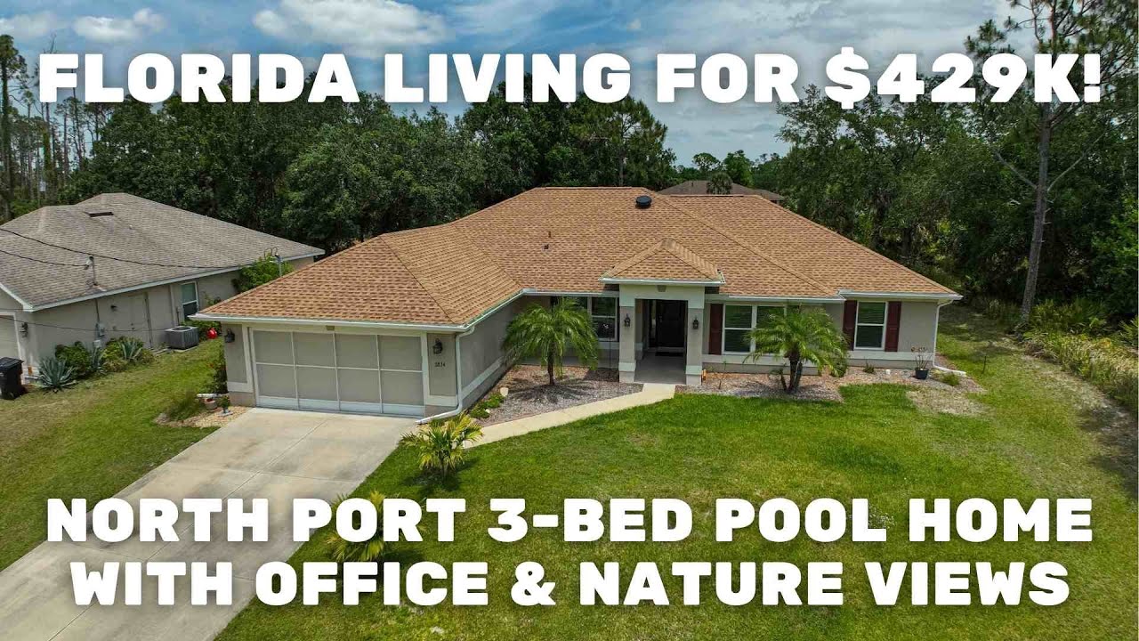 Hidden Gem in North Port! 🏠 Pool, Privacy & the Perfect Florida Retreat