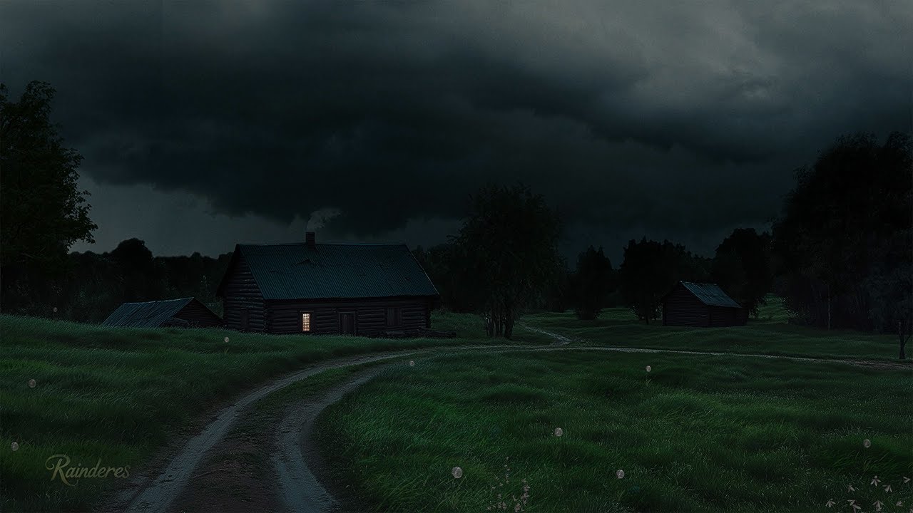 Calm Before the Storm Ambience (Best Version) | Distant Thunder | Warm, Balmy & Windy | 2 Hours