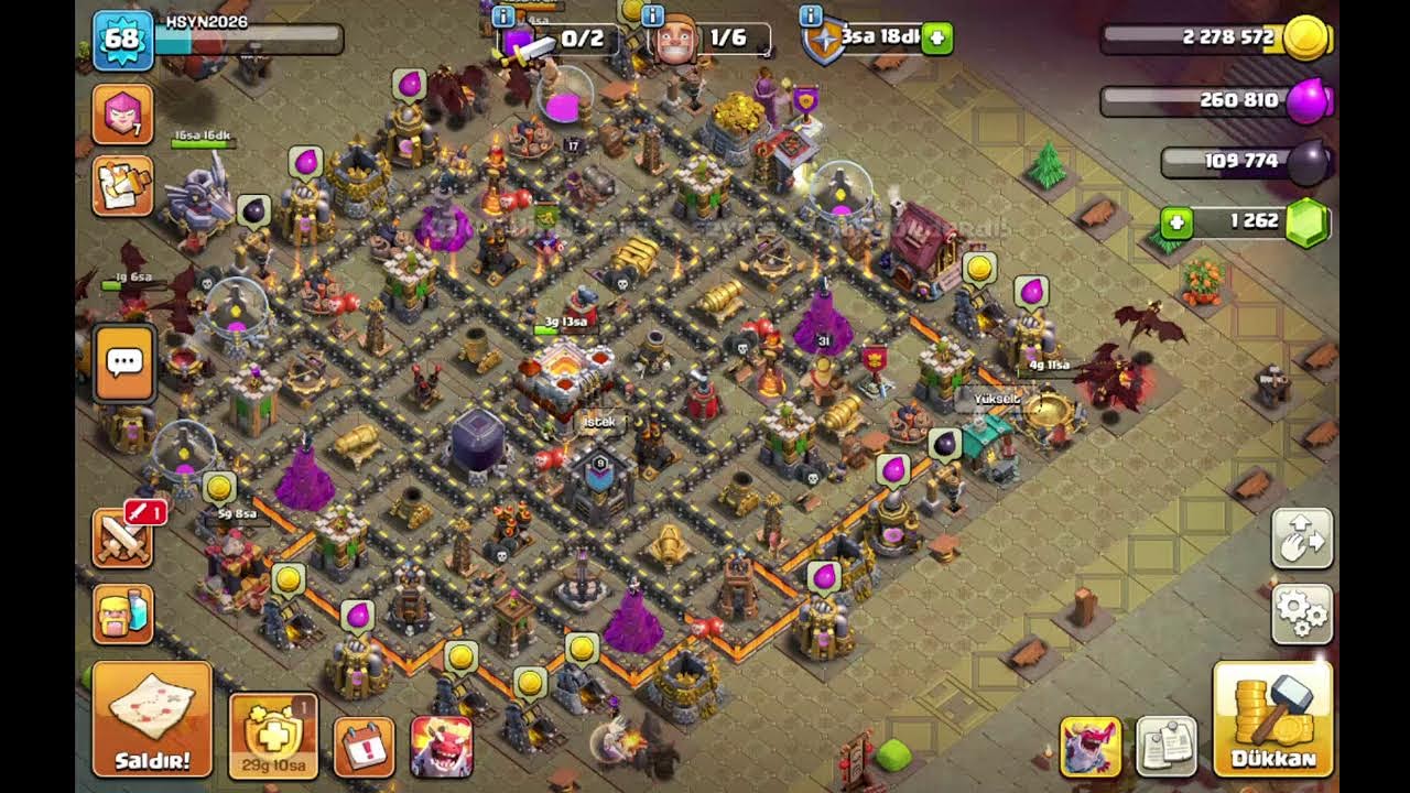 Clash Of Clans Oynuyoruz...
