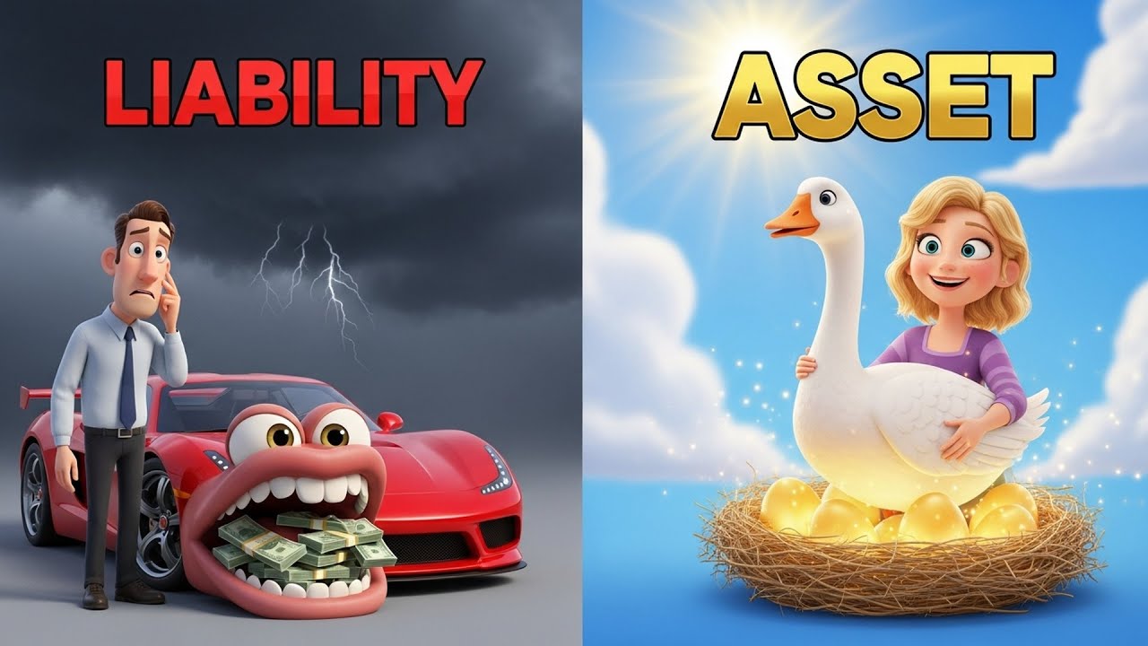 Assets vs. Liabilities: The GOLDEN Goose! | 15 Minutes English with Sophia