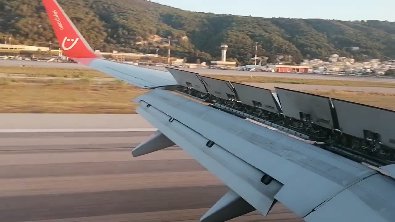 Landing at the Rodos airport