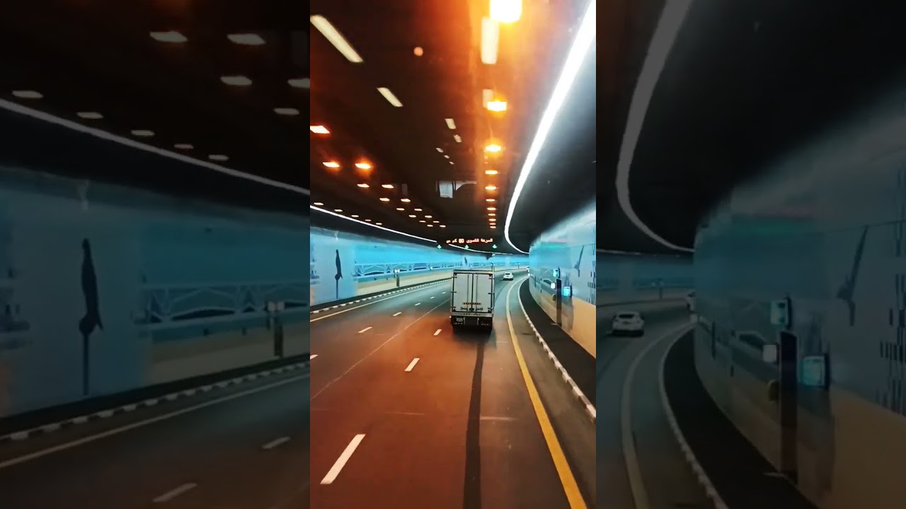 Pathaan movie  Dubai Underground Road #dubai #dubairoadview #dubaicity