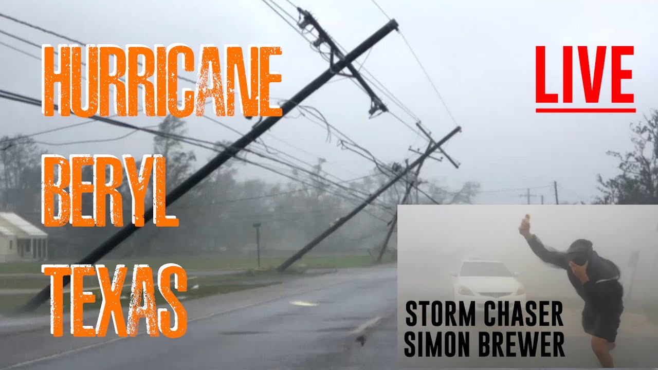 LIVE | TEXAS HURRICANE BERYL SARGENT BEACH AND MATAGORDA