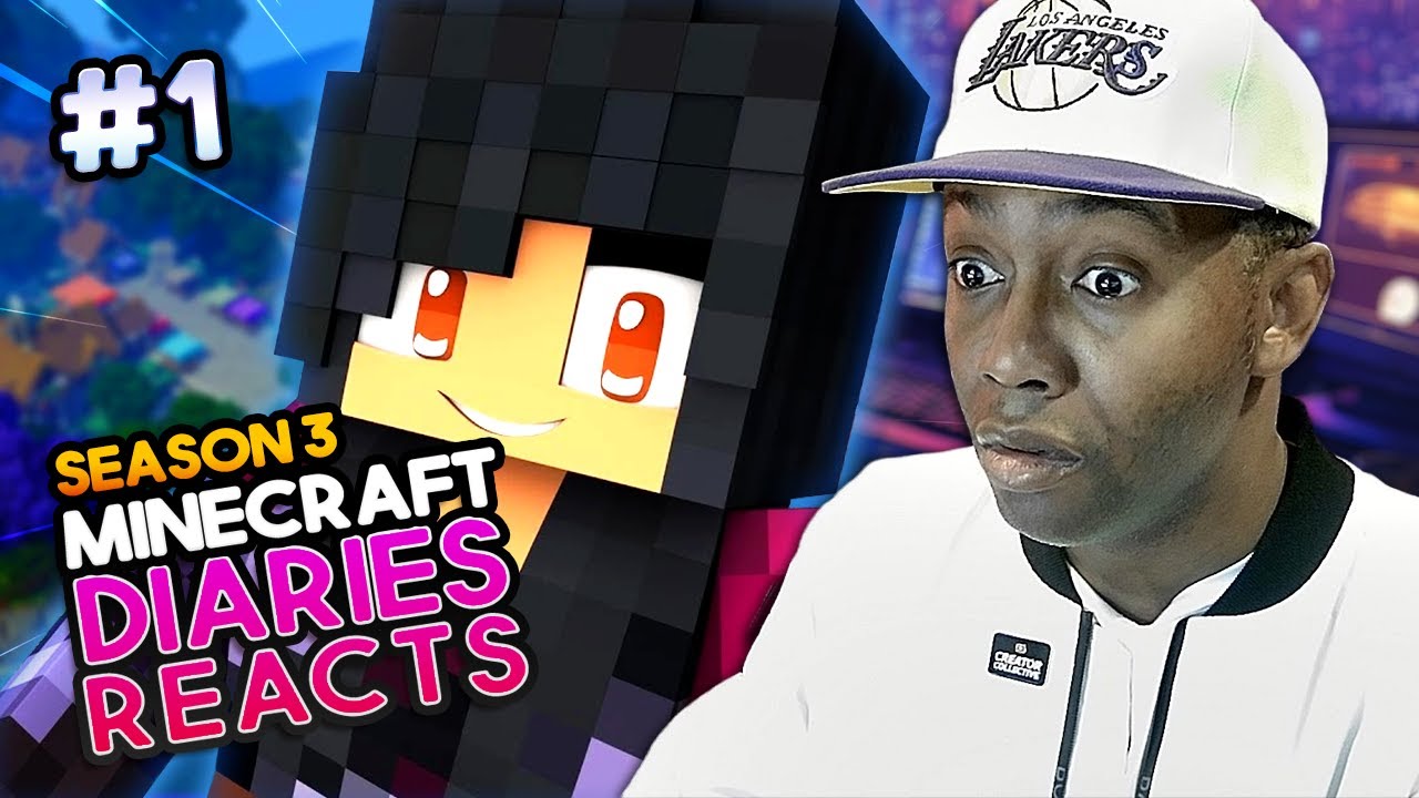 APHMAU Voice Actor Reacts to MINECRAFT DIARIES S3! - Ep 1