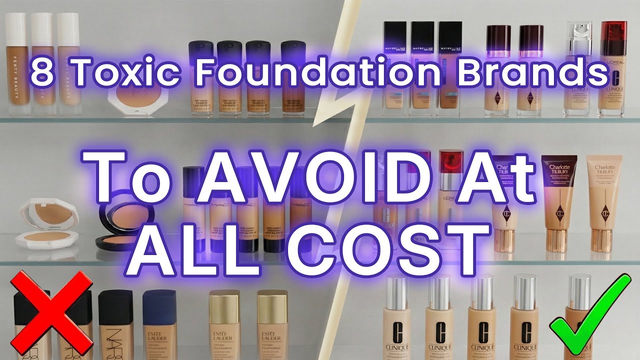 8 Foundation Brands With TOXIC Ingredients To AVOID (And 2 That Are ACTUALLY Clean)