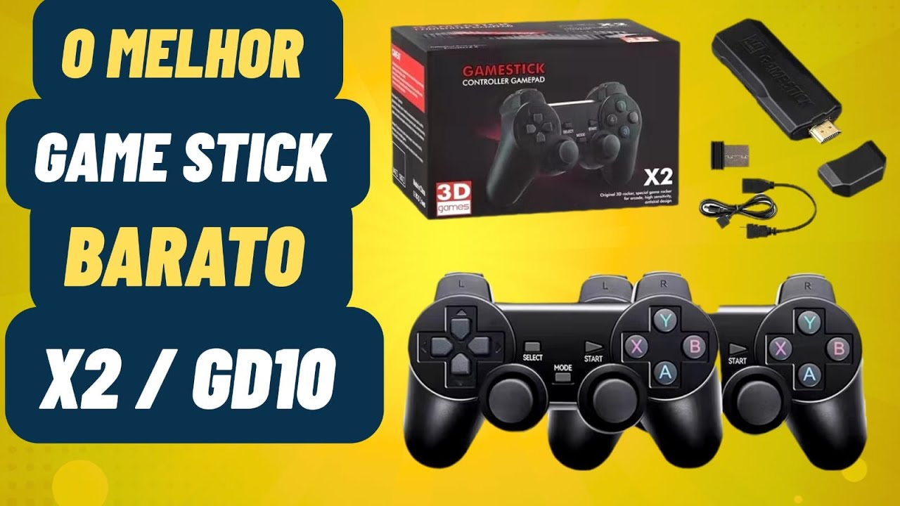 X2 GD10: Análise Completa do Melhor Game Stick Barato + Guia Prático de Usuário