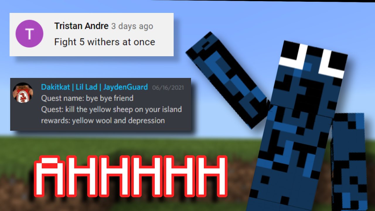 Skyblock but Viewers Give Me Quests Part 4! (Cubecraft Skyblock Ep.  52)