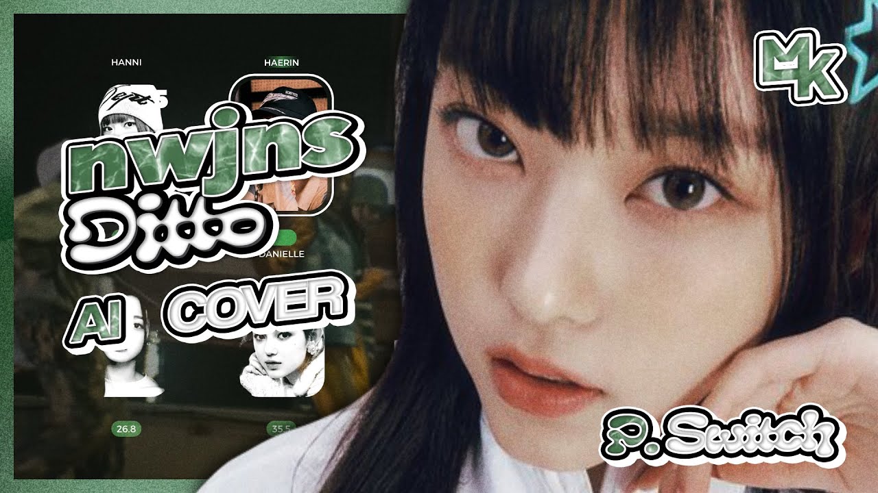 using AI to part switch 'Ditto' newjeans song